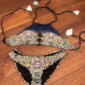 VS high neck bikini set